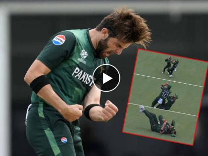 T20 World Cup 2024 PAK vs IRE Live : A huge collision between Shaheen Afridi and Usman Khan,  Pakistan have restricted Ireland to 106/9 from their 20 overs, Video  | पाकिस्तानची विझण्यापूर्वीची फडफड! गोलंदाजांना सूर गवसला, पण क्षेत्ररक्षणात गचाळपणा दिसला 