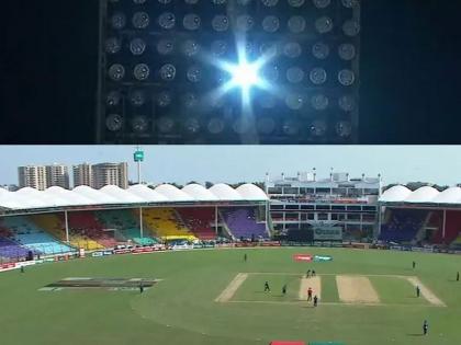 Pakistan vs Sri Lanka: Electricity failure, empty seats at National stadium get netizens into trolling mood | ना लाईट, ना प्रेक्षक... पाकिस्तानात 10 वर्षांनंतर असा खेळवला गेला आंतरराष्ट्रीय सामना