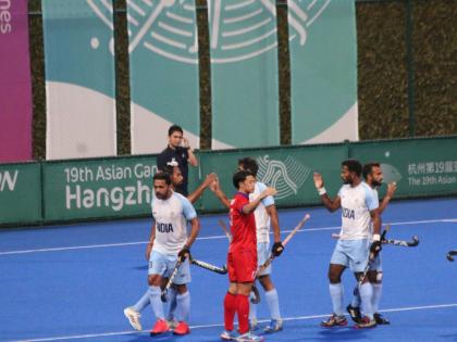  Asian Games 2023 Hockey : Chak De India! Indian men's hockey team won 'Gold' after 9 years, also qualified for Paris Olympics 2024, they beat Japan by 5-1 in finals  | चक दे इंडिया! भारतीय हॉकी संघाने ९ वर्षांनी 'सुवर्ण' जिंकले, पॅरिस ऑलिम्पिकचे तिकिटही पटकावले 