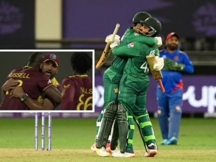 T20 World Cup, Group Standing : Pakistan win 3/3 matches and West Indies register their first win, know both group standing  | T20 World Cup, Group Standing : पाकिस्तानची हॅटट्रिक अन् वेस्ट इंडिजचा पहिला विजय; जाणून घ्या Semi Finalच्या शर्यतीत कोण आघाडीवर!