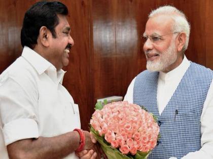 lok sabha Elelction 2019, tamilnadu cm k palaniswami met pm narendra modi bjp-aiadmk | लोकसभेसाठी नरेंद्र मोदींना नवा मित्र मिळणार, दक्षिणेत ताकद वाढणार?