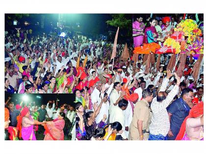 Departure Of Rukmini Mata Palkhi Towards Pandharpur minister yashomati thakur welcomes palkhi in amravati with enthusiasm | रुक्मिणीमातेच्या पालखीचे अंबानगरीत स्वागत; पालकमंत्र्यांकडून पूजन, लोकसेवेसाठी रुग्णवाहिकांचे लोकार्पण