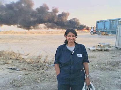 Pallavi Yadav of Kolhapur has gained international recognition in the business of petroleum oil and gas engineering | तेल विहिरीसाठी समुद्रात उभी कोल्हापूरची धाडसी पल्लवी, आंतरराष्ट्रीय पातळीवर मिळवली ओळख