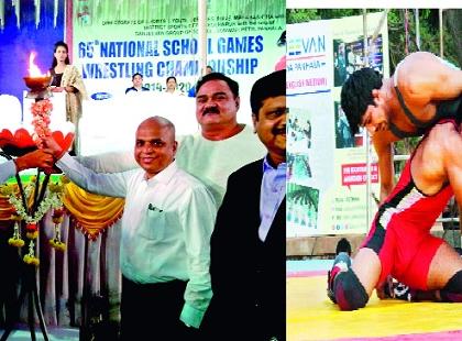  National School Wrestling Tournament | राष्ट्रीय शालेय कुस्ती स्पर्धेला प्रारंभ । देशभरातील २४ राज्यांमधील कुस्तीपटूंचे संघ सहभागी