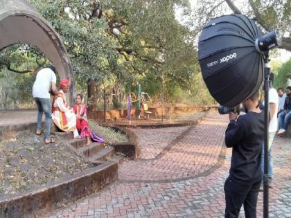 Panhal Fort is growing in popularity for pre wedding photography | प्री-वेडिंग फोटोग्राफीसाठी पन्हाळगडाला वाढतेय पसंती, ऐतिहासिक वेशभूषेला प्राधान्य