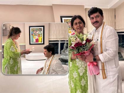 Minister Dhananjay Munde met BJP leader and sister Pankaja Munde | आनंदाचा डोह असो किंवा दुःखाचा सागर...; पंकजा मुंडेंनी केलं धनंजय मुंडेंचं औक्षण