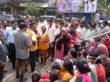 Ulhasnagar Water shortage in Chopda Court Ambedkar Nagar area people protest | उल्हासनगर : चोपडा कोर्ट, आंबेडकरनगर परिसरात पाणी टंचाई