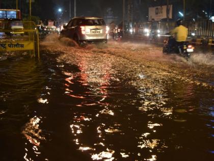 The first rain in Nagpur was submerged | नागपुरात पहिल्याच पावसात पाणी तुंबले