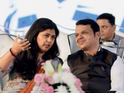 pankaja munde praised devendra fadnavis in beed rally | “देवेंद्र फडणवीसांकडून संयम शिकण्यासारखा”; पंकजा मुंडेंची भरसभेत स्तुतिसुमने