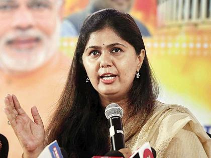 pankaja munde new facebook post show bjp symbol | अखेर पंकजा मुंडेंच्या फेसबुक पेजवर कमळ दिसलं; पक्षांतराच्या चर्चेला पूर्णविराम