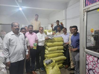 hemp is being sold openly in panvel and bhiwandi excise department seized stock worth two crores | पनवेल, भिवंडीत खुलेआम होतेय भांगेची विक्री; शुल्क विभागाने जप्त केला पावणेदोन कोटींचा साठा