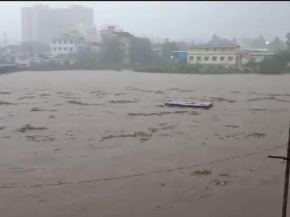 Panvel: Rains intensified in Panvel, recording more than 200 mm of rain in two days | Panvel: पनवेल मध्ये पावसाचा जोर वाढला, दोन दिवसांत 200 मिमी पेक्षा जास्त पावसाची नोंद 