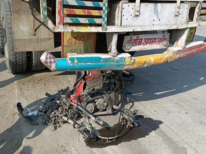 Gangakhed: A young farmer was crushed by a truck on Parbhani Road | गंगाखेड- परभणी रोडवर तरुण शेतकऱ्यास भरधाव ट्रकने चिरडले