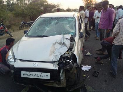 Cars near Palam - One killed in a bike accident | पालमजवळ कार - दुचाकी अपघातात एक ठार