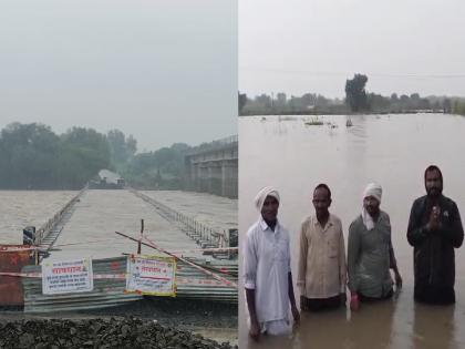 Rain wreaks havoc again in Parbhani district; Cloudburst in Palam, Gangakheda, heavy rainfall in 21 mandals | परभणी जिल्ह्यात पावसाचा पुन्हा कहर; पालम, गंगाखेडात ढगफुटी, २१ मंडळांत अतिवृष्टी