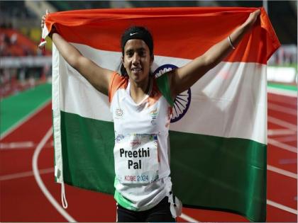 Preethi Pal made history, adding a third medal to India's account with Banz | मैदानी खेळात Preethi Pal नं रचला इतिहास: बाँझसह भारताच्या खात्यात तिसऱ्या पदकाची भर