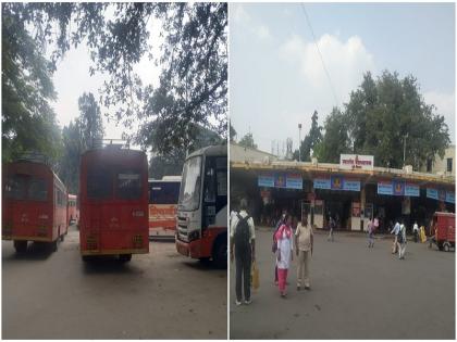 st service stopped staff indefinite shutdown passengers in trouble | एसटीची चाके थांबली; कर्मचाऱ्यांनी पुकारला बेमुदत बंद, प्रवाशांचे हाल