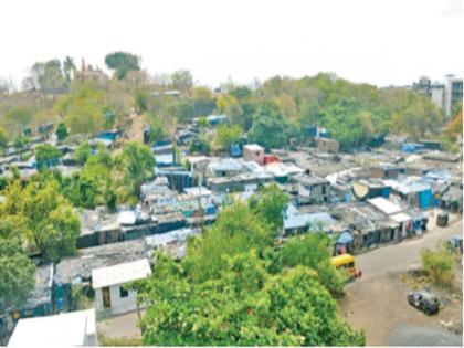 Unauthorized huts mar the beauty of Parsik hill | पारसिक टेकडीच्या सौंदर्याला अनधिकृत झोपड्यांचा विळखा