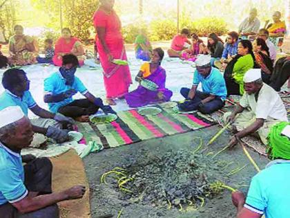 In the Tandulwadi area, the riverbanks and agricultural lands were painted | तांदुळवाडी परिसरात नदीकाठी आणि शेती-शिवारात रंगू लागल्या पाट्‌र्या