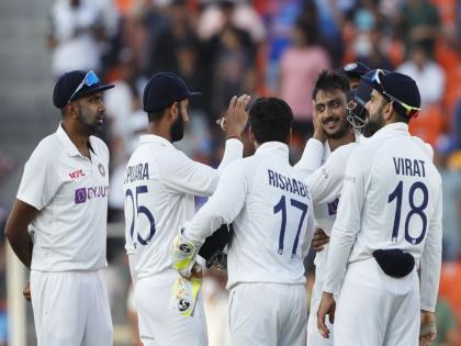 England in two days on the pink ball | India VS England: गुलाबी चेंडूवर इंग्लंड दोन दिवसात चित; टीम इंडियाचा १० गड्यांनी विजय