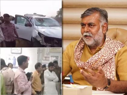 MP-election-union-minister-prahlad-patel-vehicle-meets-with-accident-in-mp-chhindwara | केंद्रीय मंत्री प्रह्लाद पटेल यांच्या कारला अपघात, एका व्यक्तीचा मृत्यू तर तिघे जखमी