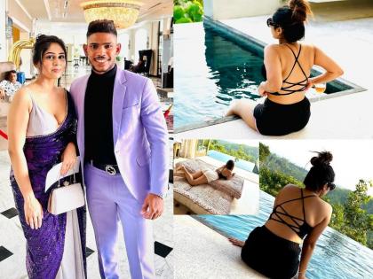 अभिनेत्रींनाही टक्कर देणारी श्रीलंकन क्रिकेटरची ग्लॅमरस पत्नी; फोटो पाहून तुम्हीही थक्क व्हाल!