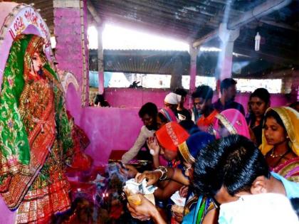 The crowd of devotees to celebrate Pati Mata | पाटी मातेच्या दर्शनासाठी भाविकांची गर्दी