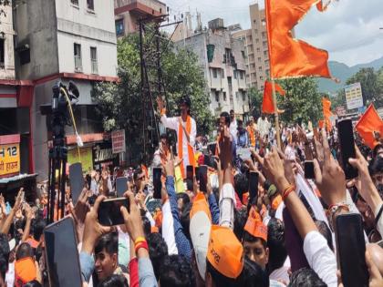 manoj jarange patil shantata rally start pune thousands of Maratha brothers. | Manoj Jarange Patil: 'मुंबईतल्या बऱ्याच जणांचा माज उतरवण्याचे औषध मराठ्यांजवळ', जरांगे पाटील हजारो मराठा बांधवांसोबत पुण्यात