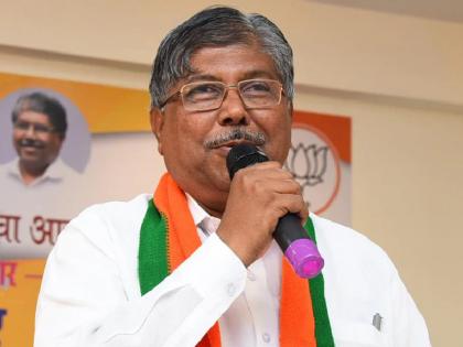 BJP will form government in maharashtra 10th March says Chandrakant Patil | 'राज्यात १० मार्चनंतर भाजप सरकार'; मेळाव्यात चंद्रकांत पाटील बोलले; बाहेर येताच वेगळंच बोलून गेले 