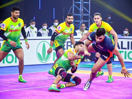 Pro Kabaddi League 2021 Patna Pirates vs Bengal Warriors Puneri Paltan vs Tamil Thalaivas | Pro Kabaddi League 2021-22: पाटणा पायरेट्सने 'हाफ-टाईम'नंतर पलटवला सामना; तमिळ थलायवाजही विजयी