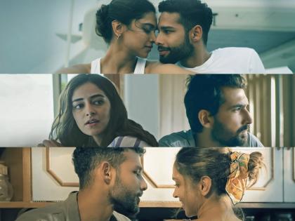 Deepika Padukone, Ananya Pandey and Siddhant Chaturvedi's 'Deepness' is all over the place. | दीपिका पादुकोण, अनन्या पांडे आणि सिद्धांत चतुर्वेदीच्या 'गहराइयां'चा सगळीकडे बोलबाला