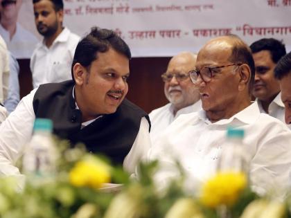 Sharad Pawar-Devendra Fadnavis on same platform today; Jayant Patil will also be present | शरद पवार-देवेंद्र फडणवीस आज एकाच मंचावर; जयंत पाटीलही उपस्थित राहणार