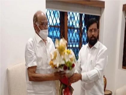 Maharashtra Political Crisis | Eknath Shinde | Sharad Pawar's best wishes to newly appointed CM Eknath Shinde | 'अजून एका सातारकराची मुख्यमंत्रीपदी वर्णी', शरद पवारांच्या एकनाथ शिंदेंना खास शुभेच्छा...