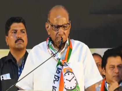 Sharad Pawar's criticism of the BJP government, along with Ajit Pawar also targeted Hasan Mushrif | मलिक, देशमुख, राऊत घाबरले नाहीत अन् तुम्ही..; शरद पवारांचा अजितदादा गटावर घणाघात