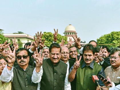 Maharashtra Election, Maharashtra Government: The decision of the court is the victory of democracy, the reaction of the Congress | न्यायालयाचा निर्णय हा लोकशाहीचा विजय, काँग्रेसची प्रतिक्रिया