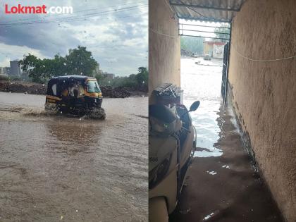 pimpari-chinchwad River improvement project costing citizens of Pimple Nilakh dearly; Sewage enters homes in first rain | नदीसुधार प्रकल्प पिंपळे निलखच्या नागरिकांना महागात; पहिल्याच पावसात सांडपाणी घरात pimpari-chinchwad River improvement project costing citizens of Pimple Nilakh dearly; Sewage enters homes in first rain | नदीसुधार प्रकल्प पिंपळे निलखच्या नागरिकांना महागात; पहिल्याच पावसात सांडपाणी घरात