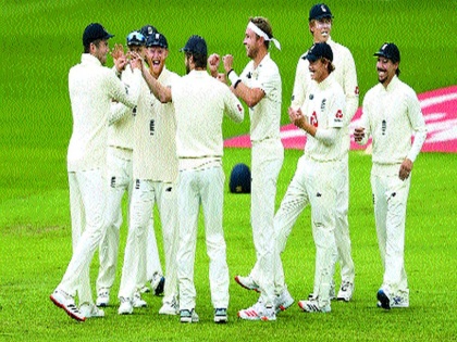 England lead to victory; West Indies fall, 108 for 4 in second innings | इंग्लंडची विजयाकडे वाटचाल;वेस्ट इंडिजची घसरगुंडी, दुसऱ्या डावात ४ बाद १०८ धावा