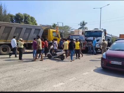 six vehicle accident at dangerous junction in pede goa 4 people injured | पेडे येथील धोकादायक जंक्शनवर सहा वाहनात अपघात; ४ जण जखमी