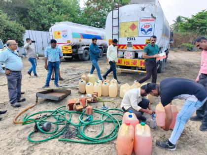 As soon as the strip is put, the edge of petrol starts; Thieves fought in a unique way | पट्टी टाकताच लागते पेट्रोलची धार; चोरटयांनी लढवली अनोखी शक्कल, पुण्यातील खळबळजनक प्रकार