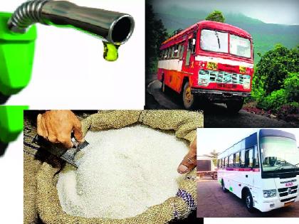  Diesel prices rise in freight rates; Essential items became expensive | महागाईचा ‘प्रवास’ सुसाट डिझेल दरवाढ : मालवाहतुकीचे टनाचे दर वाढले; जीवनावश्यक वस्तू महागल्या