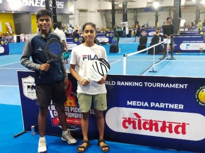 Snehal & Rohit Patil, sister-brother from Jalgaon win gold medal in The Ultimate Pickleball Championship | स्नेहल, रोहित यांनी जिंकले सुवर्ण; जळगावच्या भावंडांनी पिकलबॉल स्पर्धा गाजवली