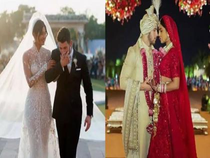 Priyanka Nick Wedding: Did you see the royal wedding of Priyanka and Nick Jonas? | Priyanka Nick Wedding : प्रियंका आणि निक जोनासच्या शाही विवाहाचे फोटो पाहिलेत का?