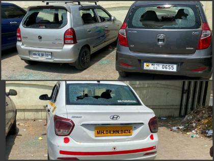 glass of six vehicles smashed incident at pimple gurav pune crime news | कोयत्याने फोडल्या सहा वाहनांच्या काचा; पिंपळे गुरव येथील घटना