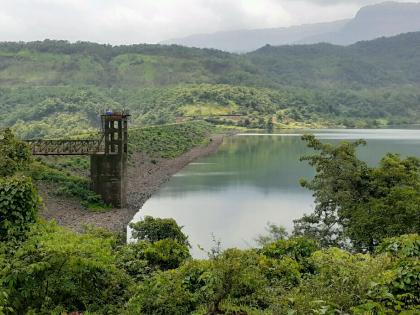 The protection wall of the Pimpalwadi dam collapses | पिंपळवाडी धरणाच्या सांडव्याची संरक्षण भिंत ढासळली