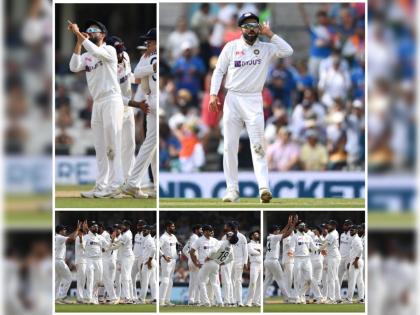 Ind vs Eng 4th Test 2021 Live updates: Virat Kohli 'Pipani' celebrations after Jasprit Bumrah fantastic yorker, Watch Video | India vs England 4th test Live : Boom Boom बुमराह!; जसप्रीतच्या सुसाट वेगानं उडवले दांडे, विराट कोहलीनं इंग्लंडच्या चाहत्यांना डिवचले, Video