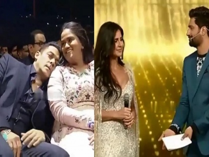 OMG! Vicky Kaushal proposes to Katrina Kaif in front of Salman Khan | OMG! विकी कौशलने सलमान खान समोरच केले कतरिना कैफला प्रपोज