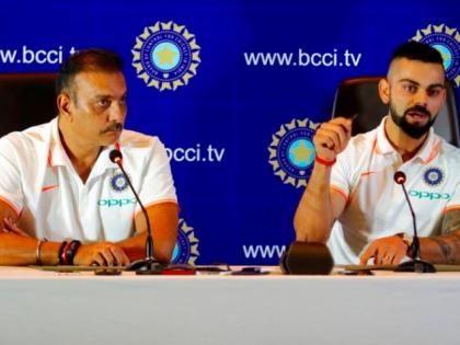 Shocking! Ravi Shastri and Virat Kohli contradict on selection of support staff of team India | Shocking! रवी शास्त्री आणि विराट कोहलीमध्ये वाजलं? ठरलं हे कारण...