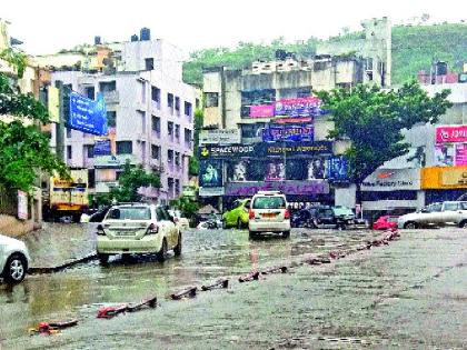  In the rainy season of the smart city it is three | स्मार्ट सिटीचे पावसाळ्यात तीन तेरा