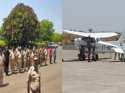 mockdril of hijacking plane in baramati | ...अटक अतिरेकी सोडा अन्यथा मंत्री महोदयांसह विमान उडवू