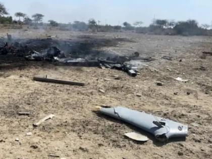 Plane Crash in Rajasthan: Major plane crash in Rajasthan, plane crashes in Churu, administration rushes to the spot | Rajasthan Fighter Jet Crash : आकाशात मोठा स्फोट झाला आणि..., राजस्थानमध्ये मोठा विमान अपघात, चुरू येथे विमान कोसळले Plane Crash in Rajasthan: Major plane crash in Rajasthan, plane crashes in Churu, administration rushes to the spot | Rajasthan Fighter Jet Crash : आकाशात मोठा स्फोट झाला आणि..., राजस्थानमध्ये मोठा विमान अपघात, चुरू येथे विमान कोसळले